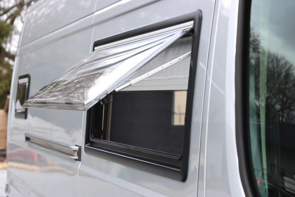 maxvan version two awning window partially open